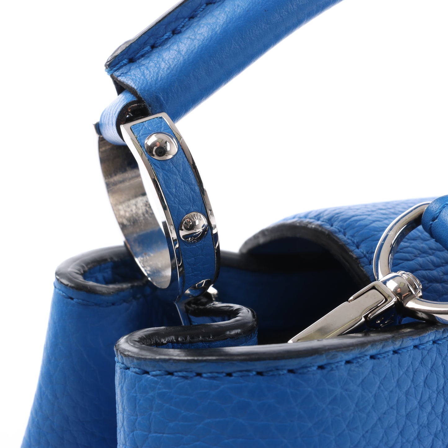 Louis Vuitton Taurillon Capucines BB Sac à main en Bleu