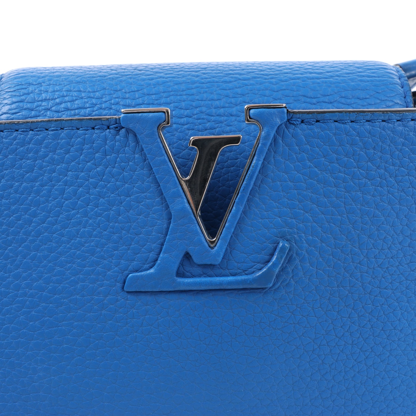 Louis Vuitton Taurillon Capucines BB Sac à main en Bleu