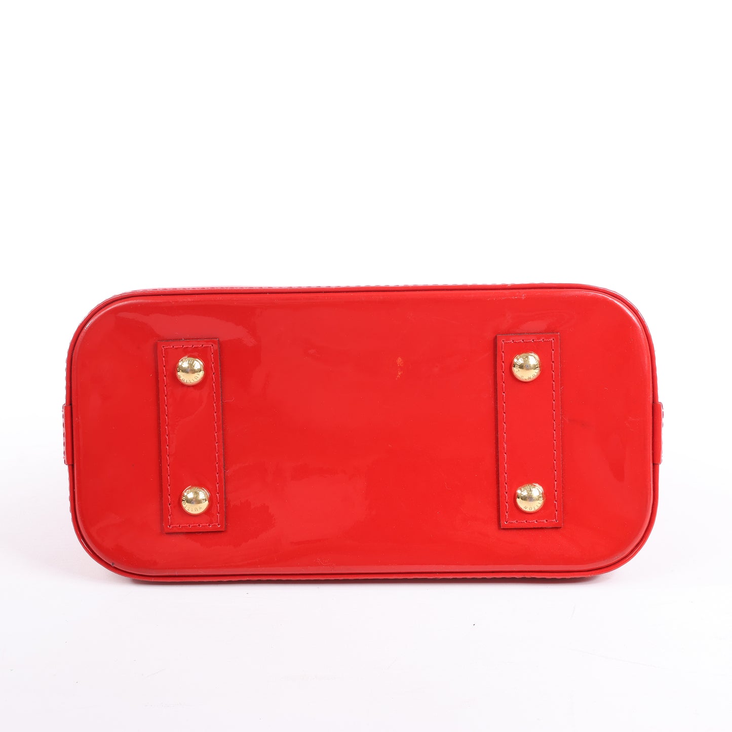 Louis Vuitton Monogram Vernis Alma BB Handtasche in Rot M90174