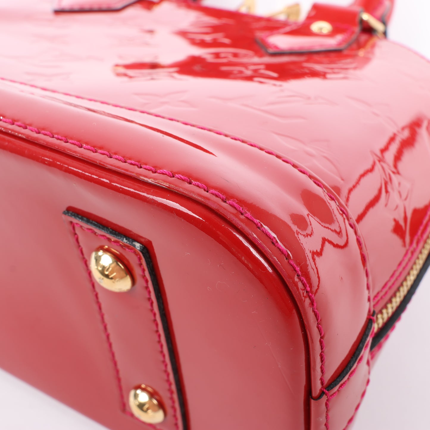 Louis Vuitton Monogram Vernis Alma BB Handtasche in Rot M91606