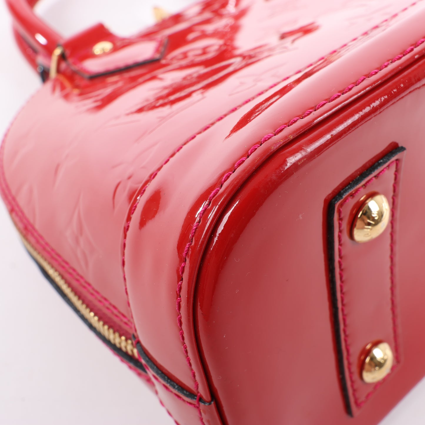 Louis Vuitton Monogram Vernis Alma BB Handtasche in Rot M91606