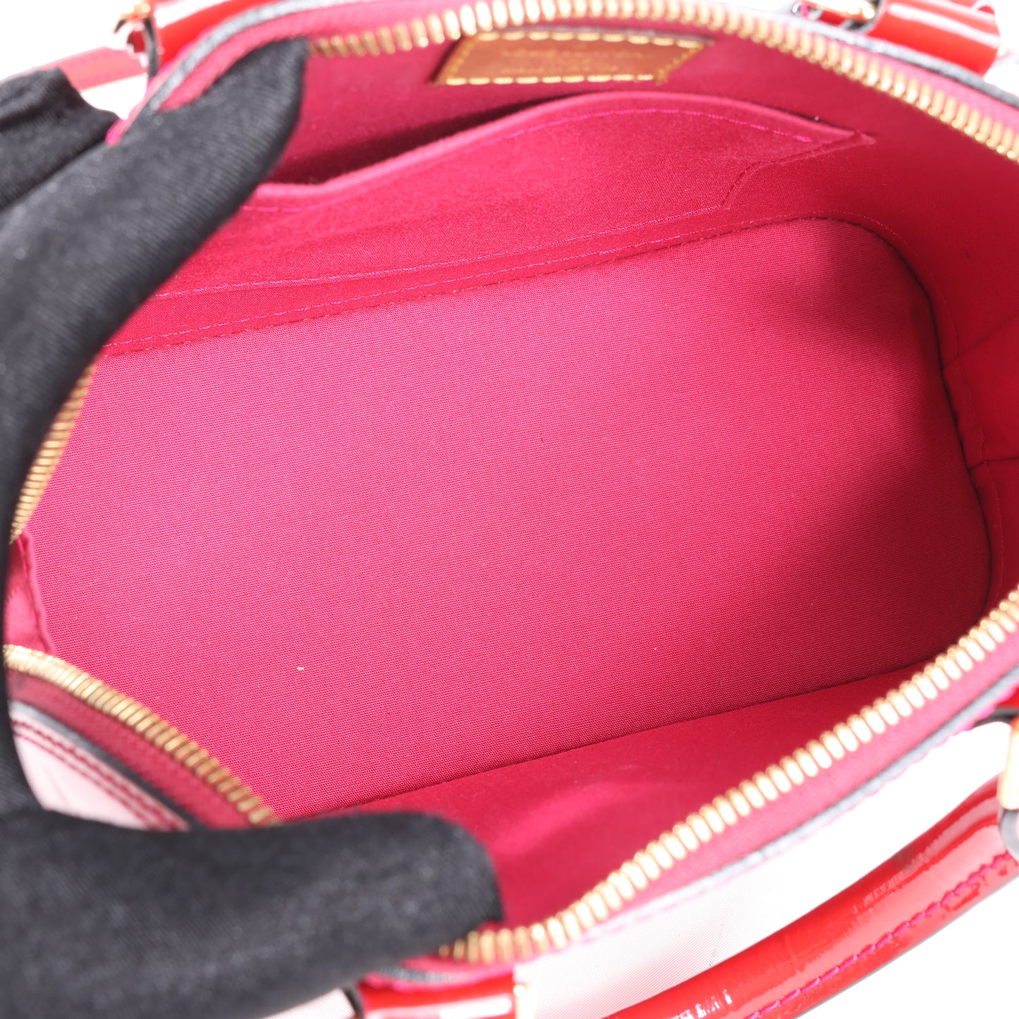 Louis Vuitton Monogram Vernis Alma BB Handtasche in Rot M91606