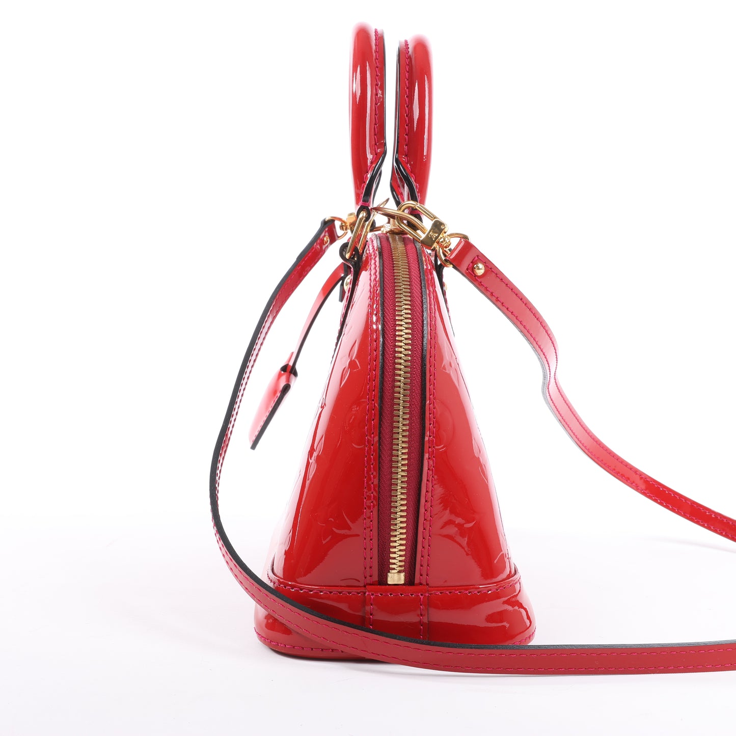 Louis Vuitton Monogram Vernis Alma BB Handtasche in Rot M91606