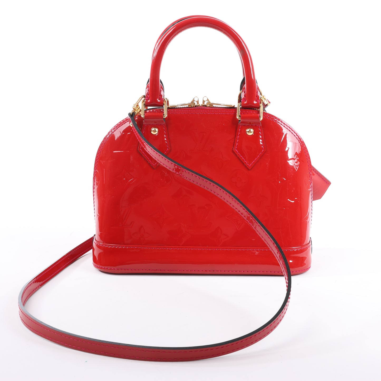 Louis Vuitton Monogram Vernis Alma BB Handtasche in Rot M91606