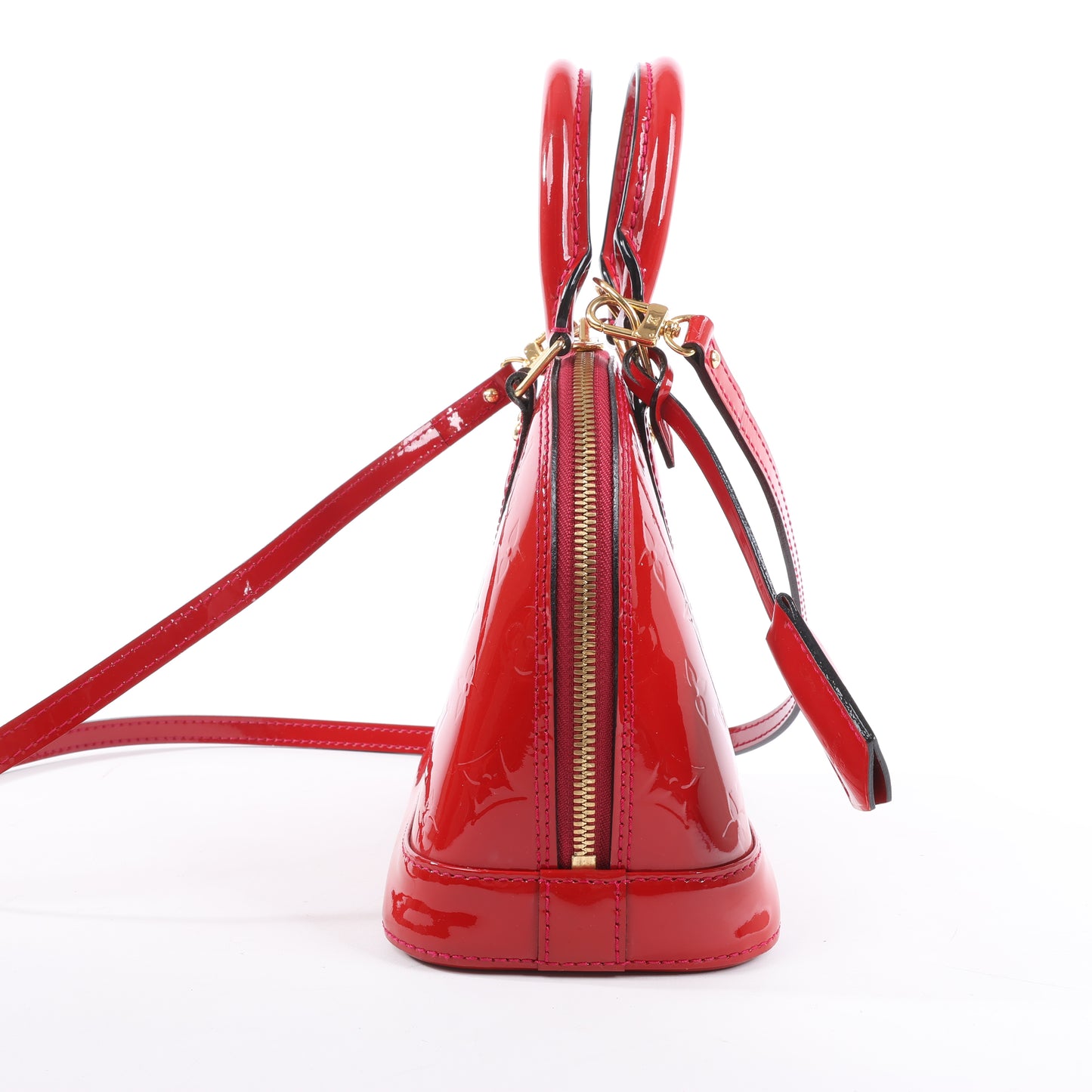 Louis Vuitton Monogram Vernis Alma BB Handtasche in Rot M91606