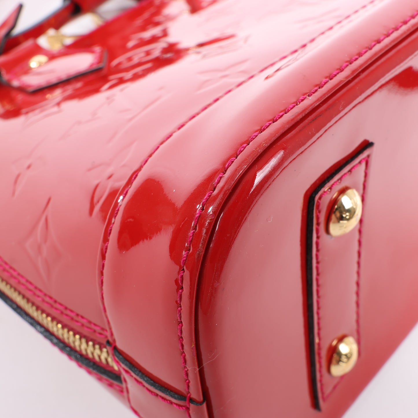 Louis Vuitton Monogram Vernis Alma BB Handtasche in Rot M91606