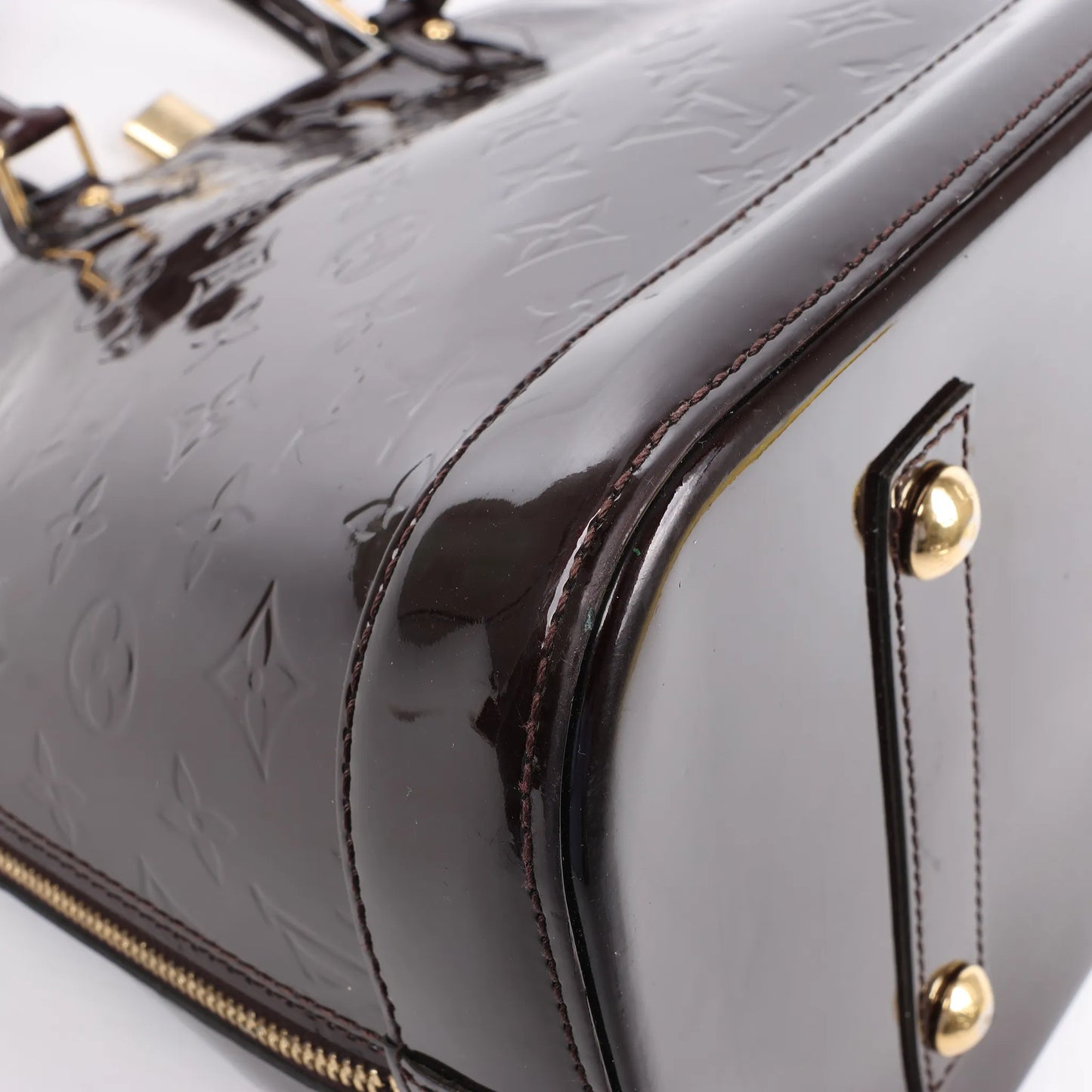 Louis Vuitton Vernis Alma GM Handtasche in Amarante M91687