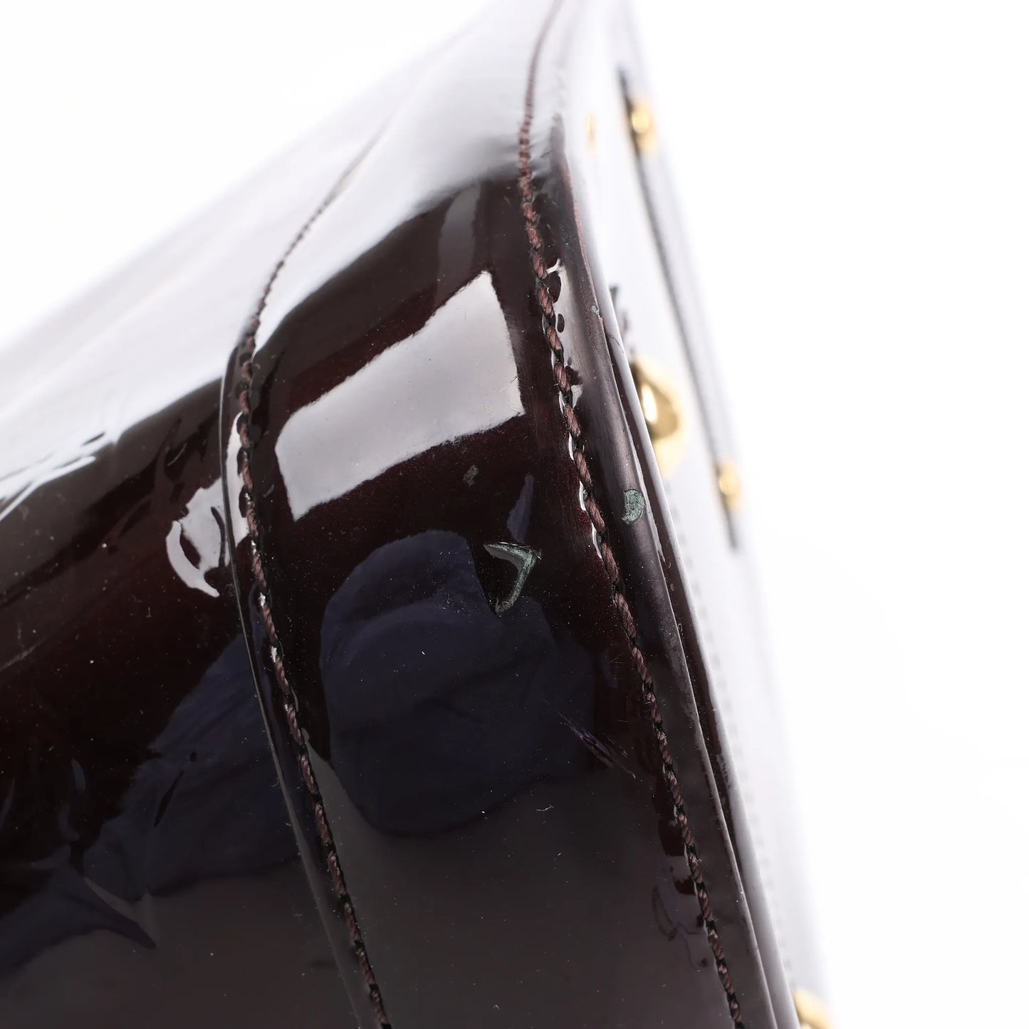 Louis Vuitton Vernis Alma GM Handtasche in Amarante M91687