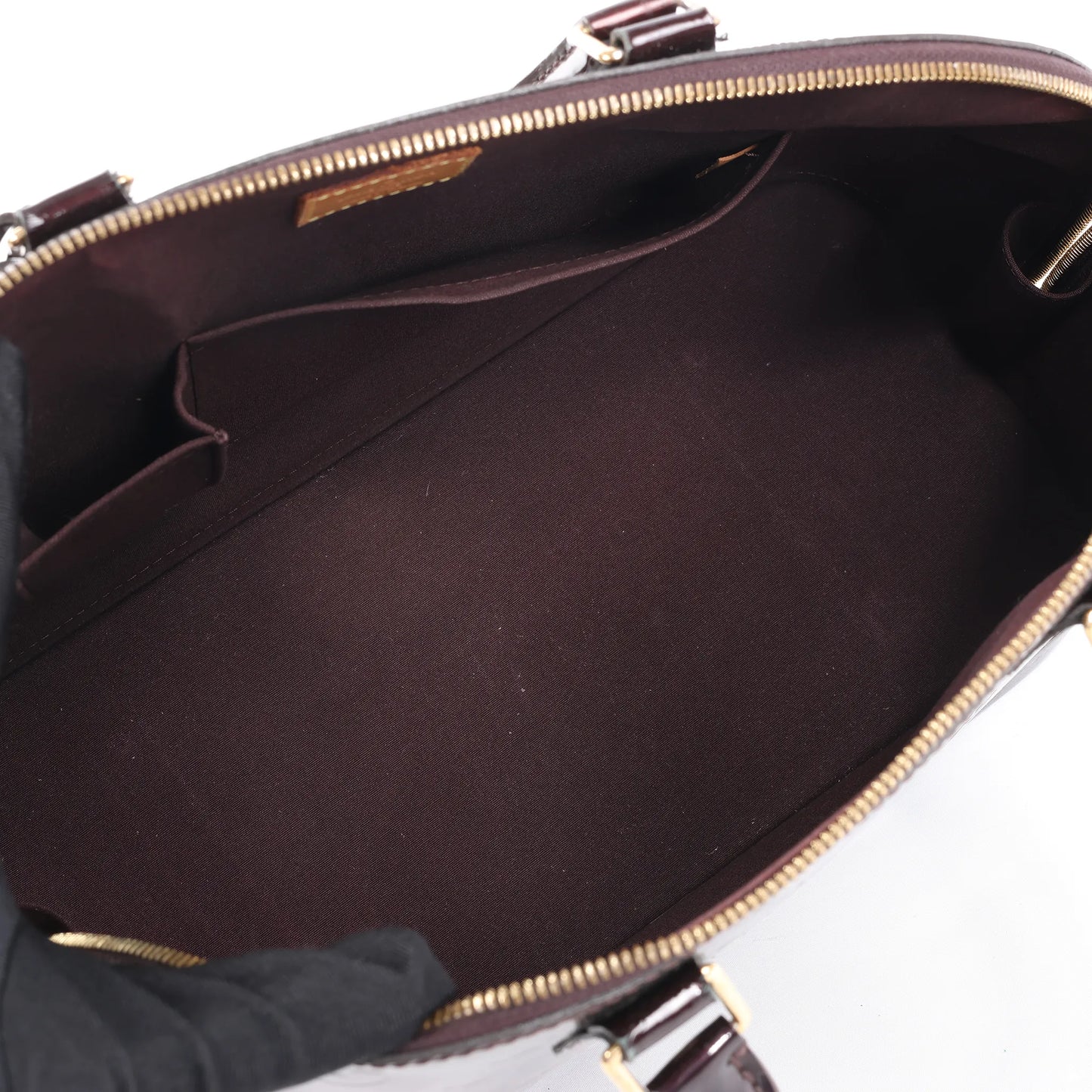 Louis Vuitton Vernis Alma GM Handtasche in Amarante M91687
