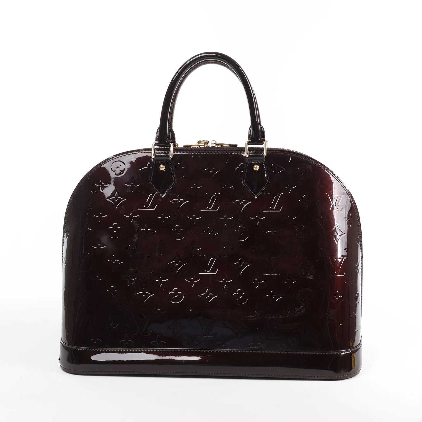 Louis Vuitton Vernis Alma GM Handtasche in Amarante M91687
