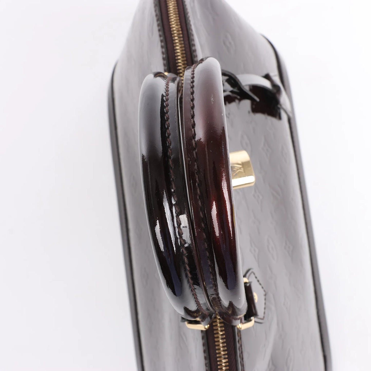 Louis Vuitton Vernis Alma GM Handtasche in Amarante M91687