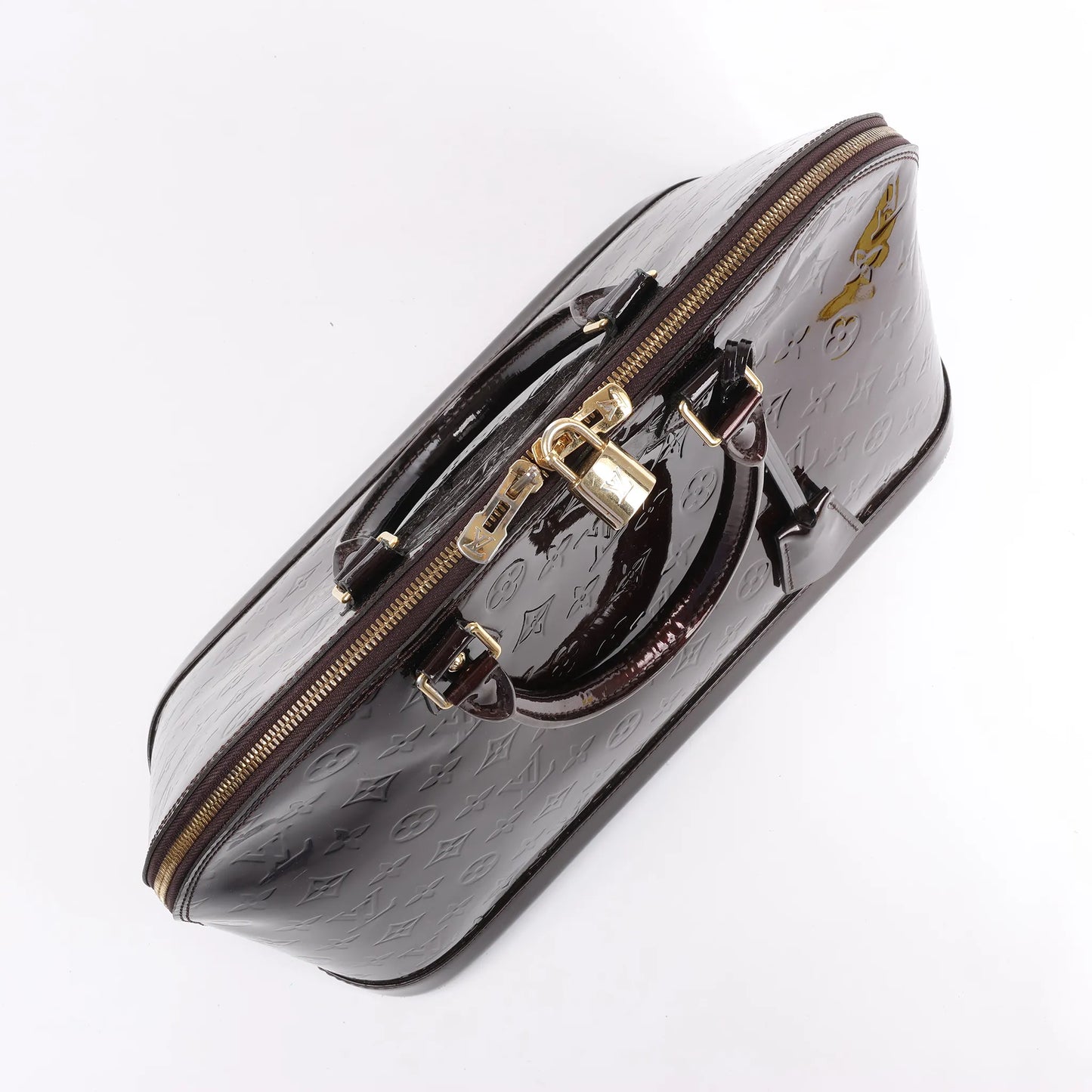 Louis Vuitton Vernis Alma GM Handtasche in Amarante M91687