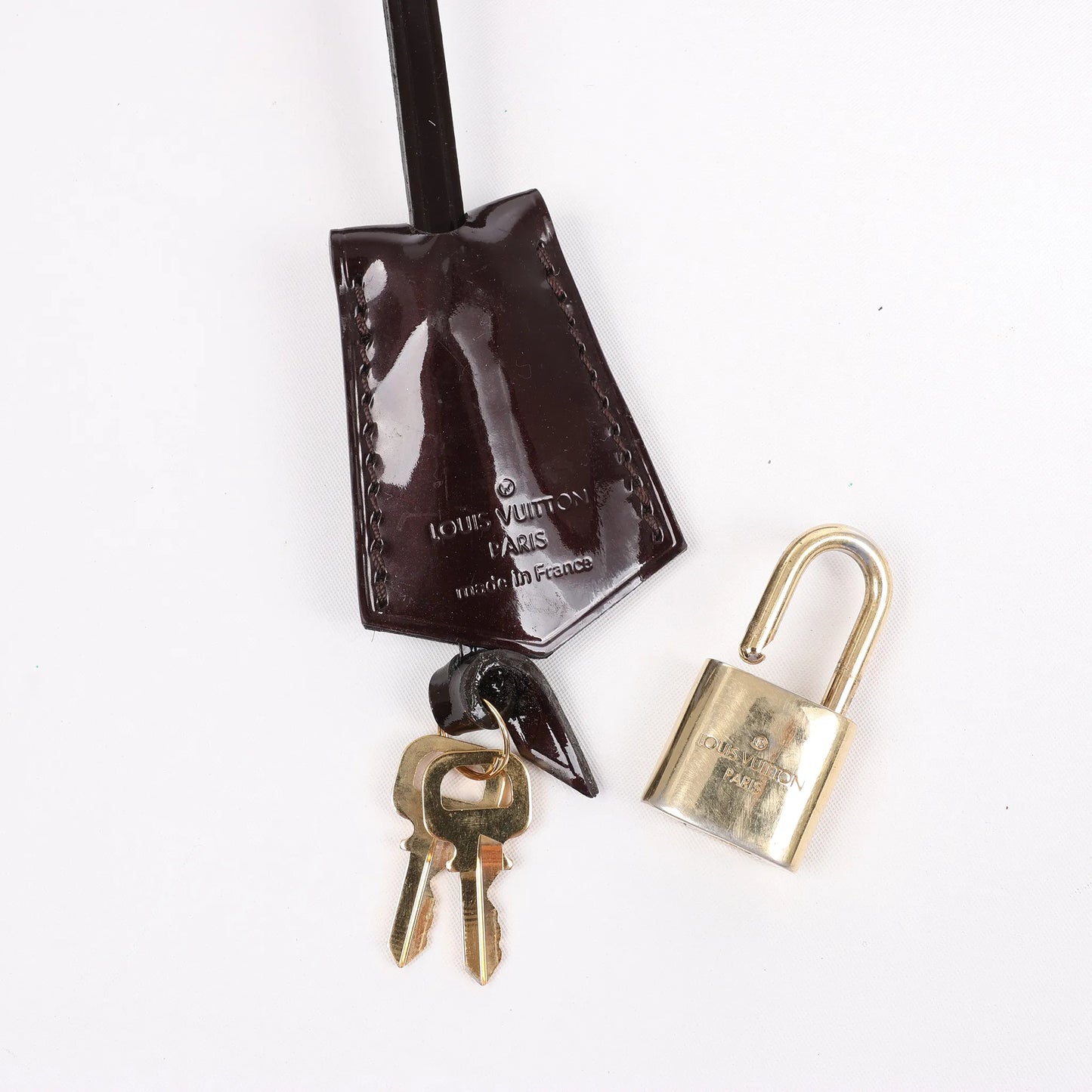 Louis Vuitton Vernis Alma GM Handtasche in Amarante M91687