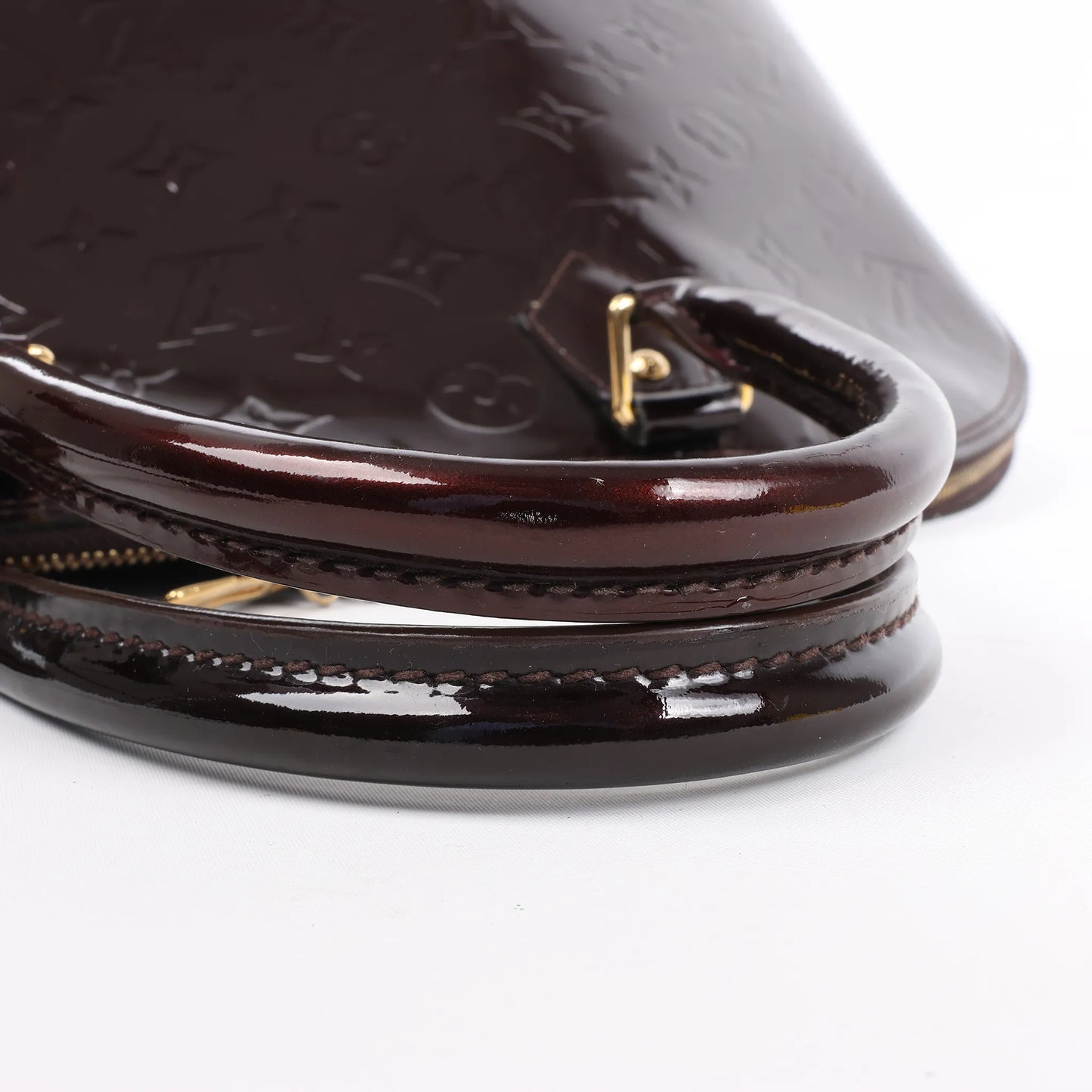 Louis Vuitton Vernis Alma GM Handtasche in Amarante M91687