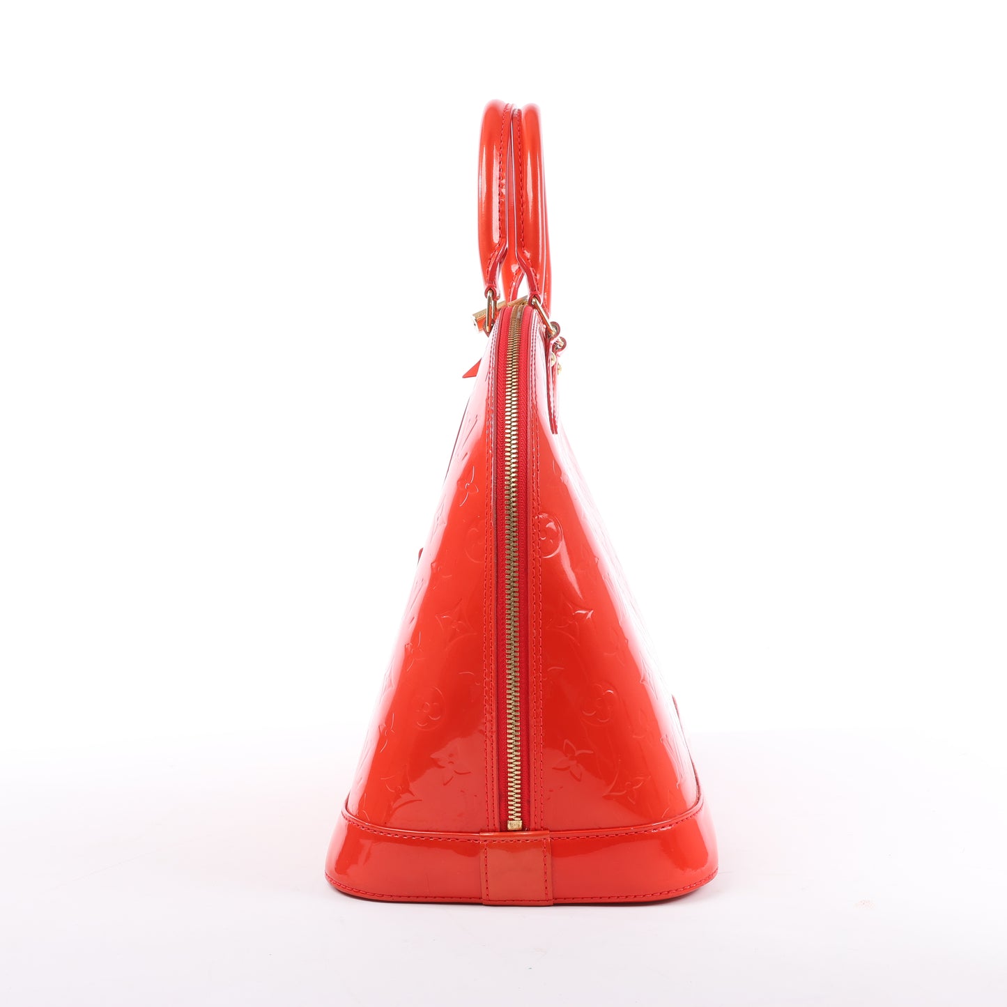 Sac à main Louis Vuitton Vernis Alma GM en rouge M91693