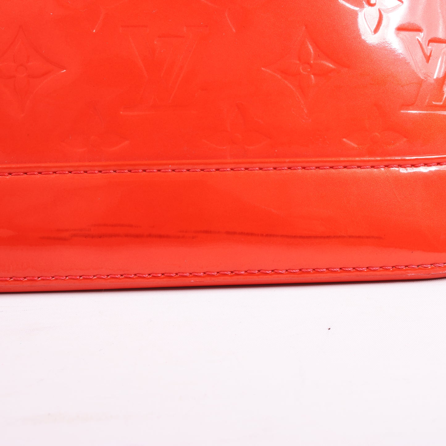 Sac à main Louis Vuitton Vernis Alma GM en rouge M91693
