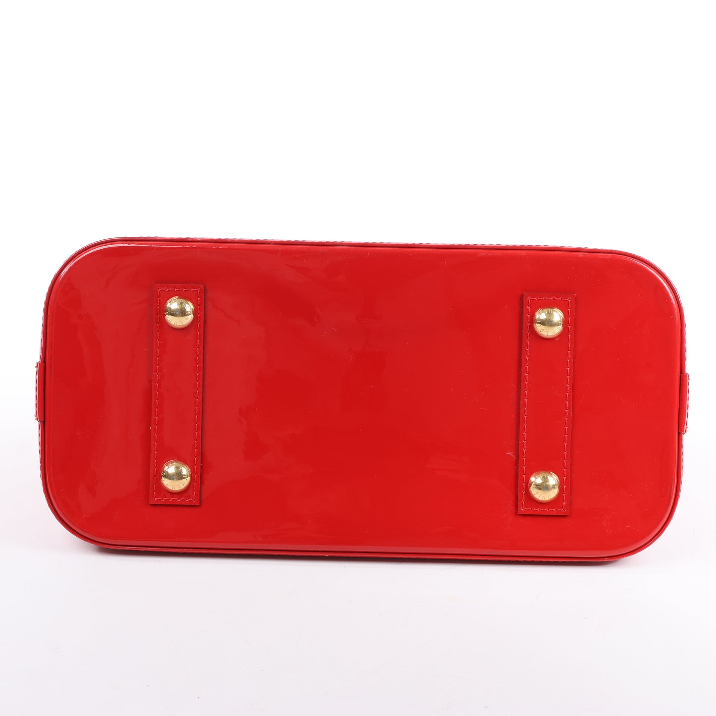 Sac à main LOUIS VUITTON Vernis Alma PM en rouge M90096