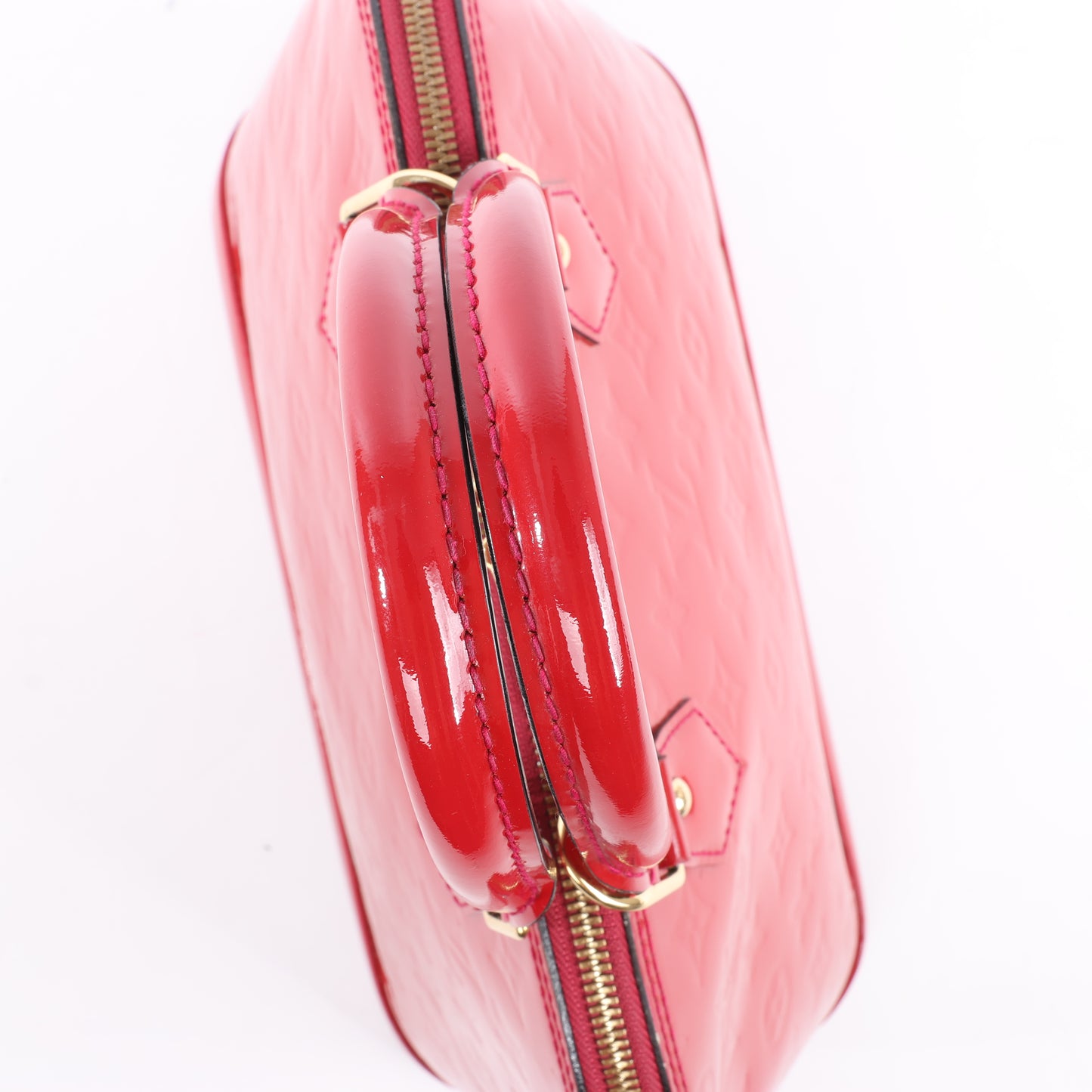 LOUIS VUITTON Vernis Alma PM Handtasche in Rot M91770