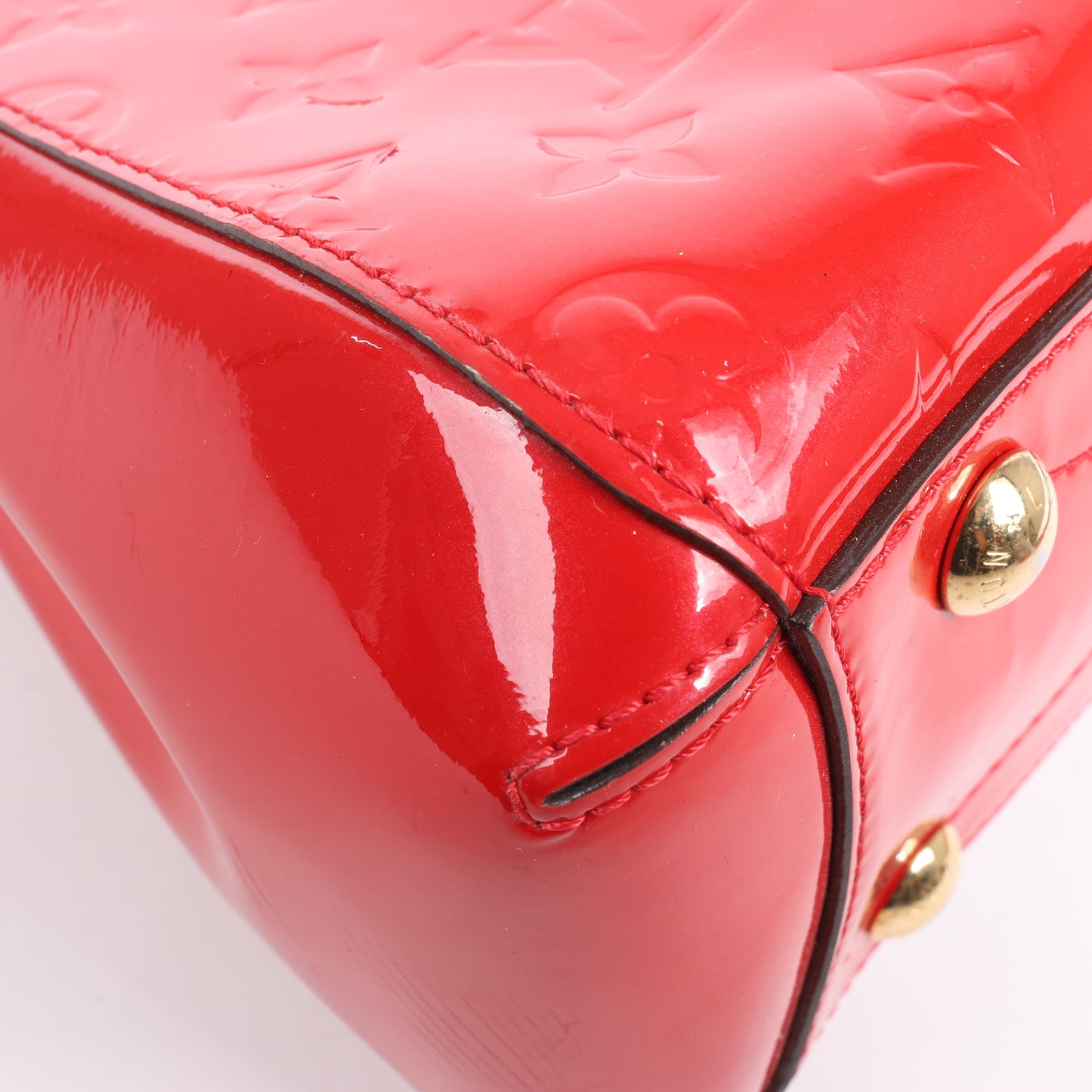 Louis Vuitton Vernis Montaigne BB Handtasche in Rot M50170