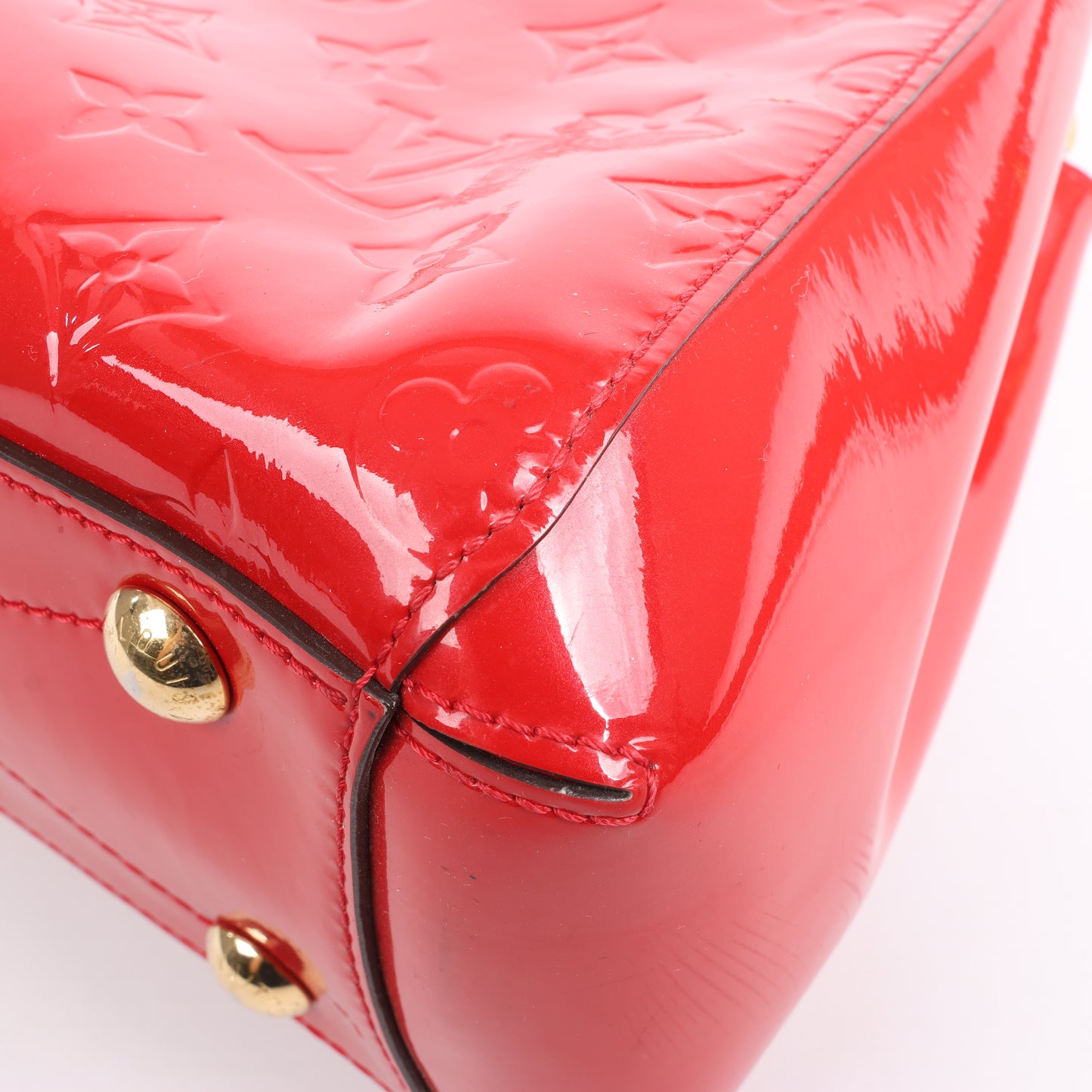 Louis Vuitton Vernis Montaigne BB Handtasche in Rot M50170