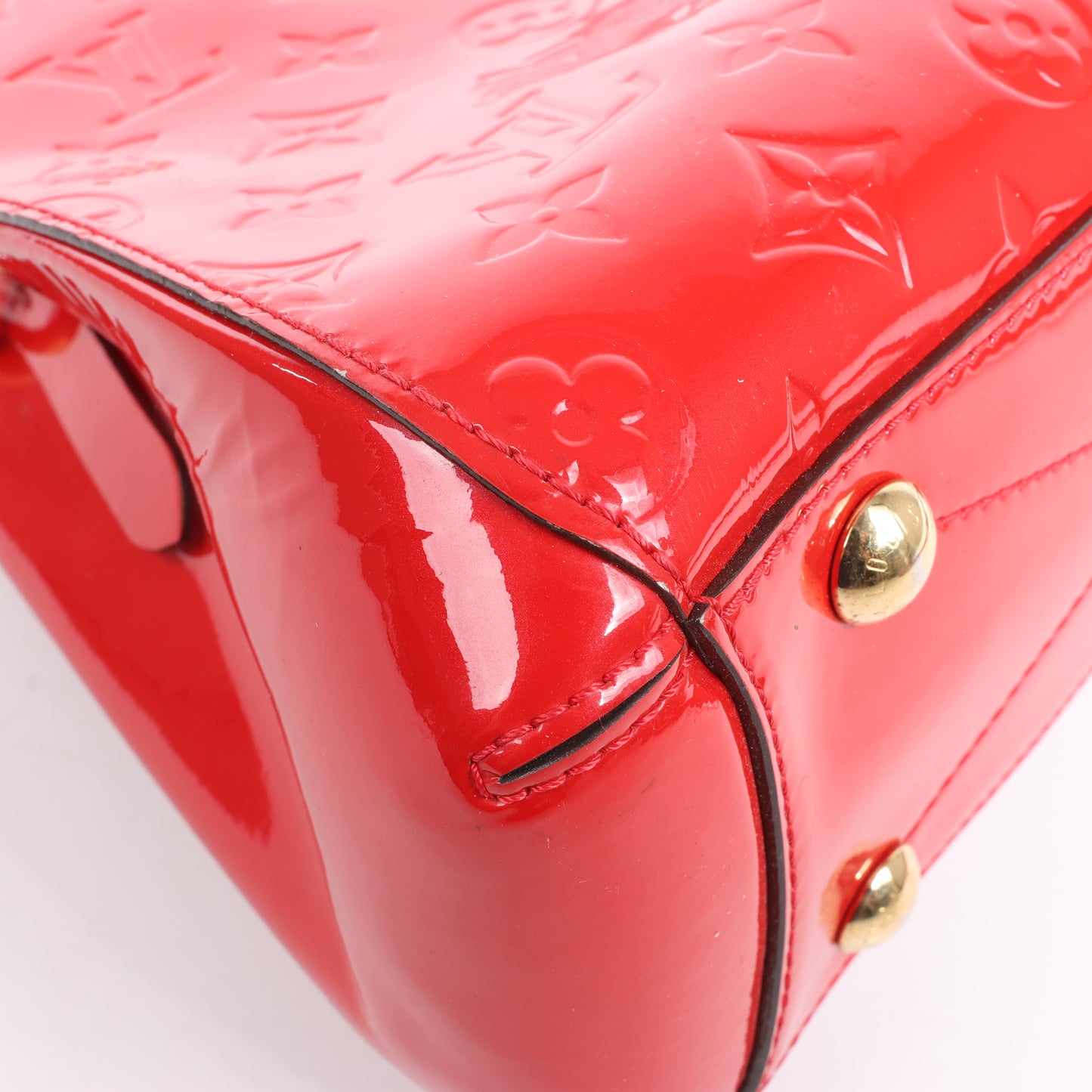 Louis Vuitton Vernis Montaigne BB Handtasche in Rot M50170