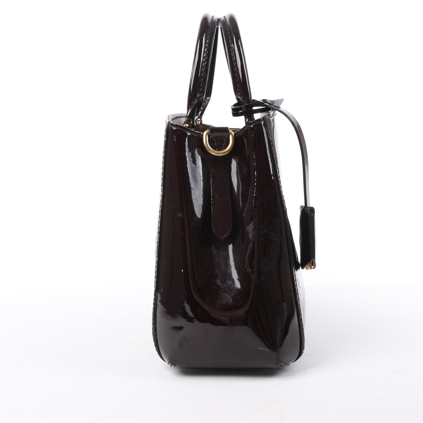 Louis Vuitton Vernis Montaigne BB 2Way Handtasche in Amarante M50403