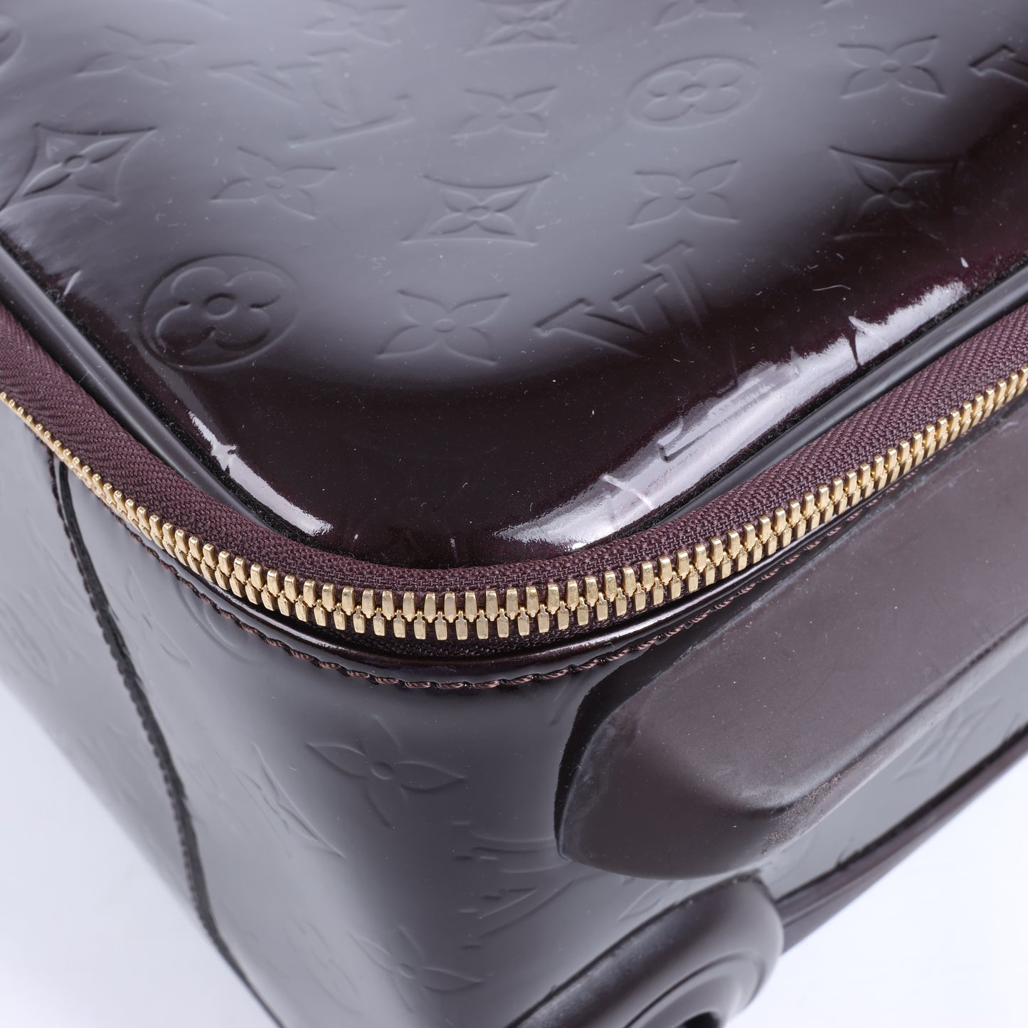 Louis Vuitton Vernis Suitcase Pegase 45 Reisetasche in Amarante M91277