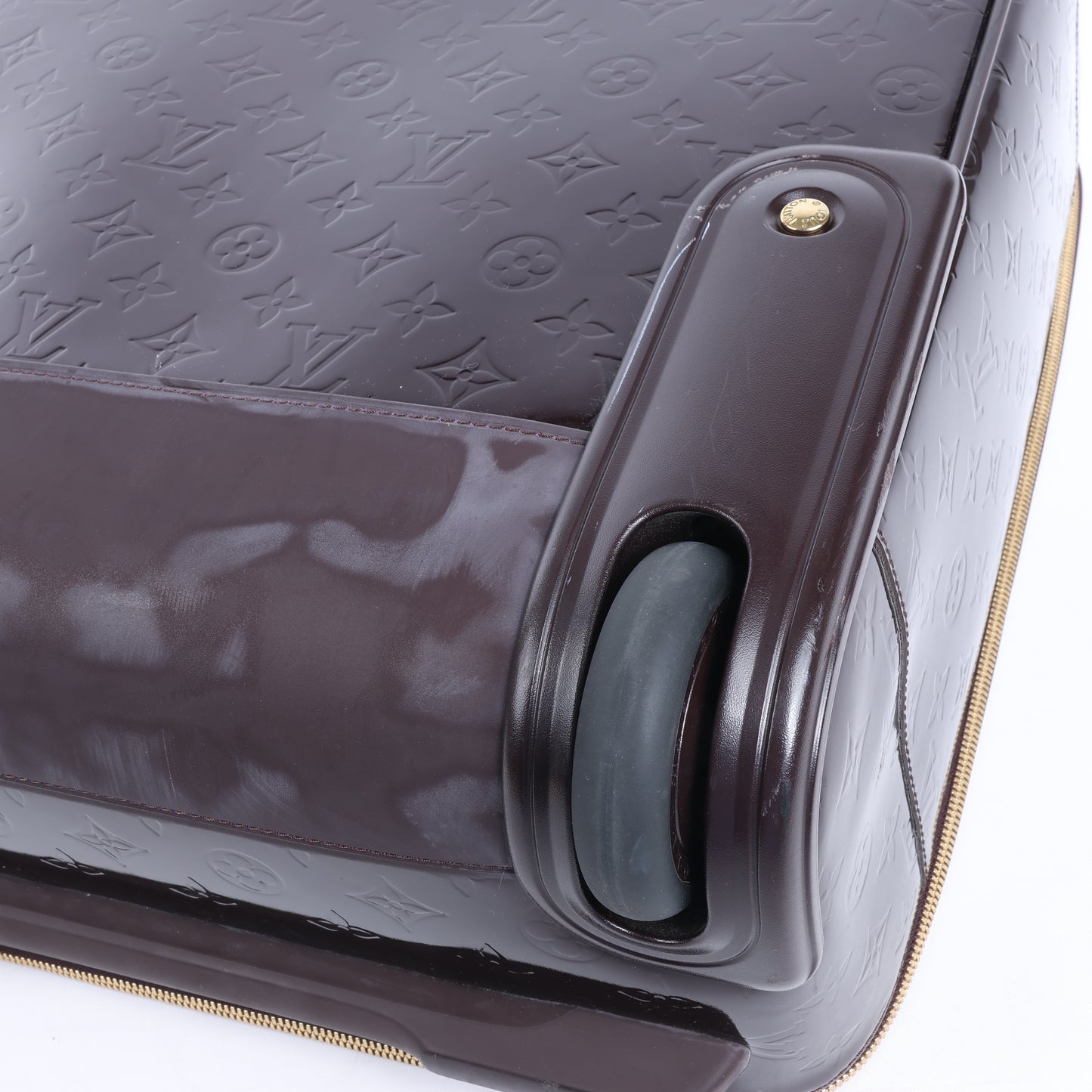 Louis Vuitton Vernis Suitcase Pegase 45 Reisetasche in Amarante M91277