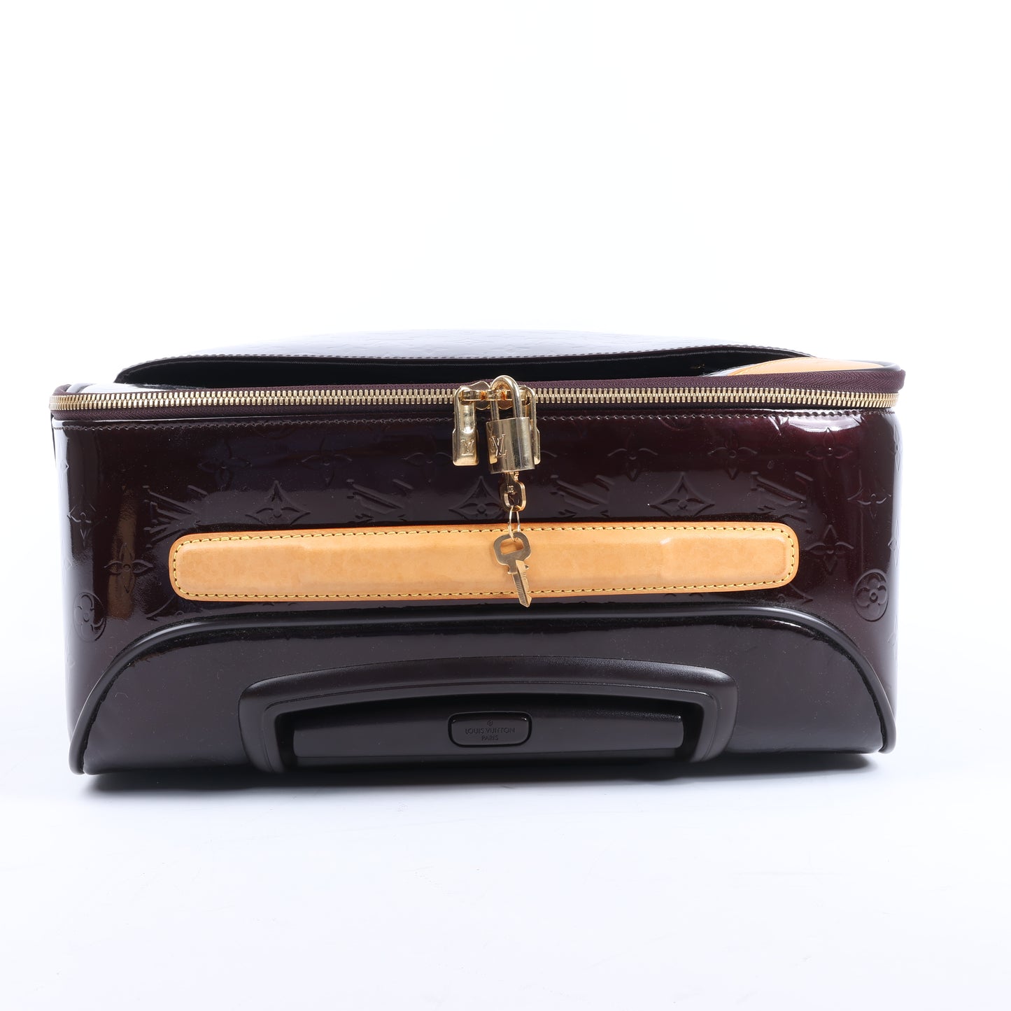 Louis Vuitton Vernis Suitcase Pegase 45 Reisetasche in Amarante M91277