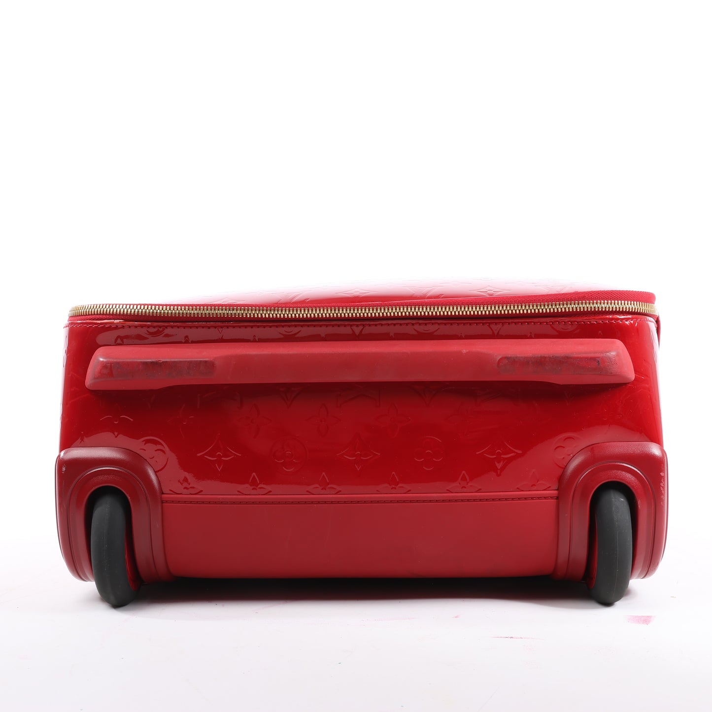 Louis Vuitton Vernis Valise Pegase 45 Sac de voyage en rouge M91278