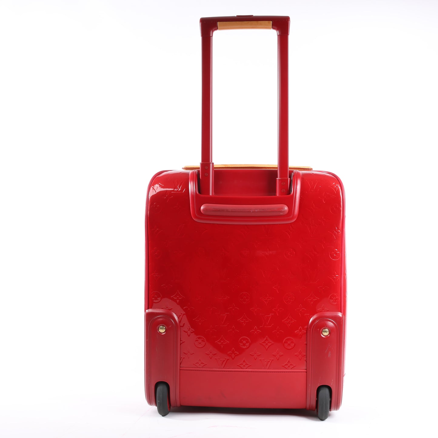Louis Vuitton Vernis Valise Pegase 45 Sac de voyage en rouge M91278