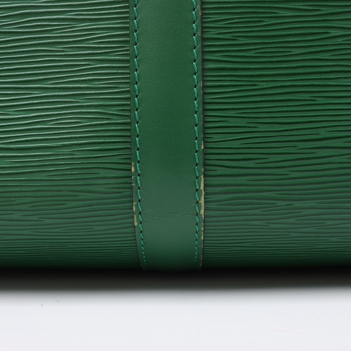 Louis Vuitton Epi Leder Keepall 50 Reisetasche in Grün M42964