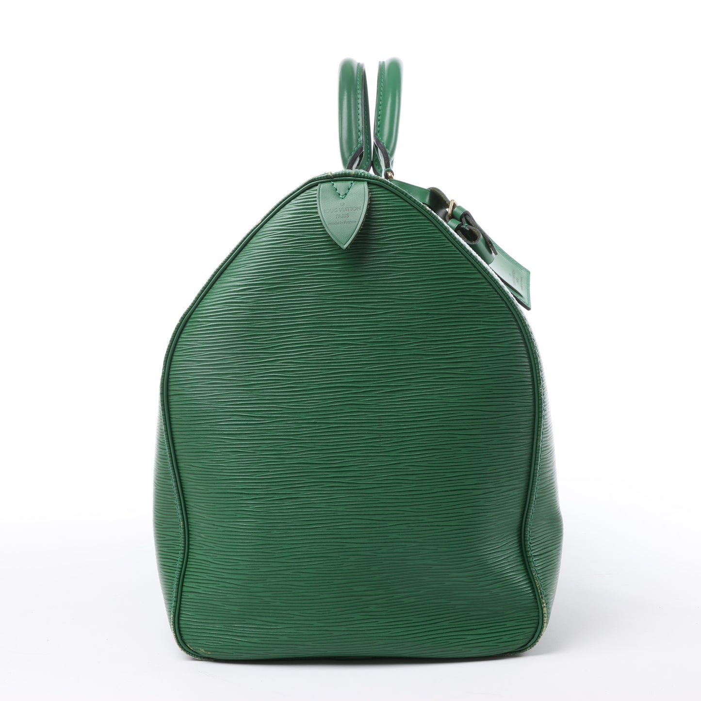 Louis Vuitton Epi Leder Keepall 50 Reisetasche in Grün M42964