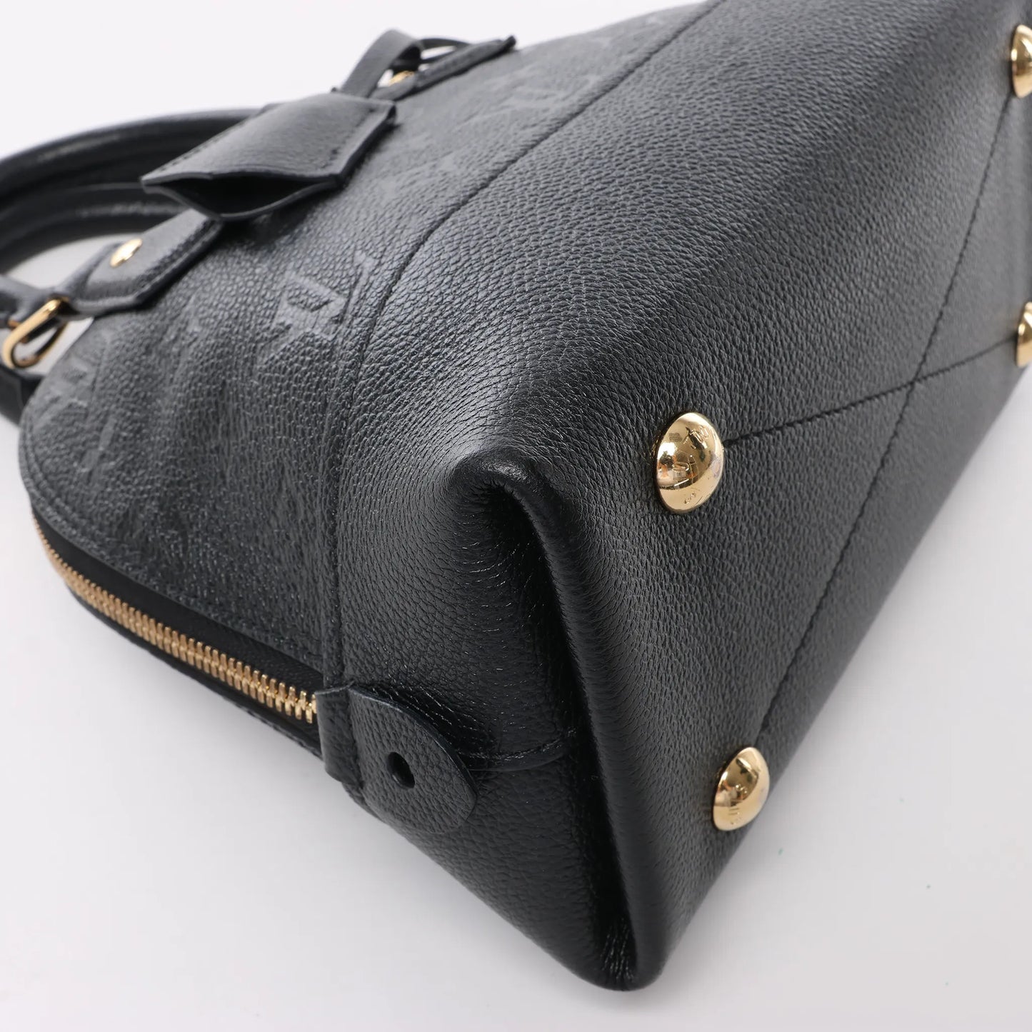 Louis Vuitton Monogram Empreinte Alma BB 2Way Handtasche in Schwarz M44829