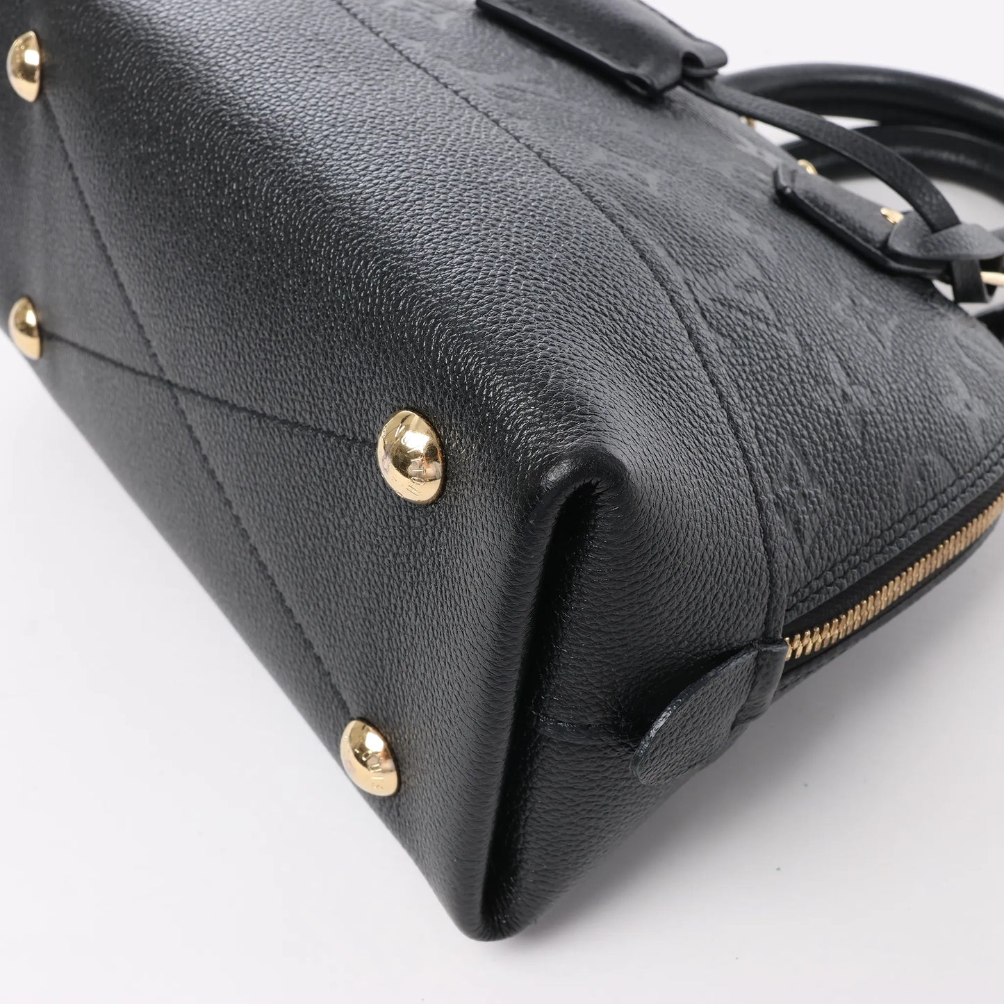 Louis Vuitton Monogram Empreinte Alma BB 2Way Handtasche in Schwarz M44829