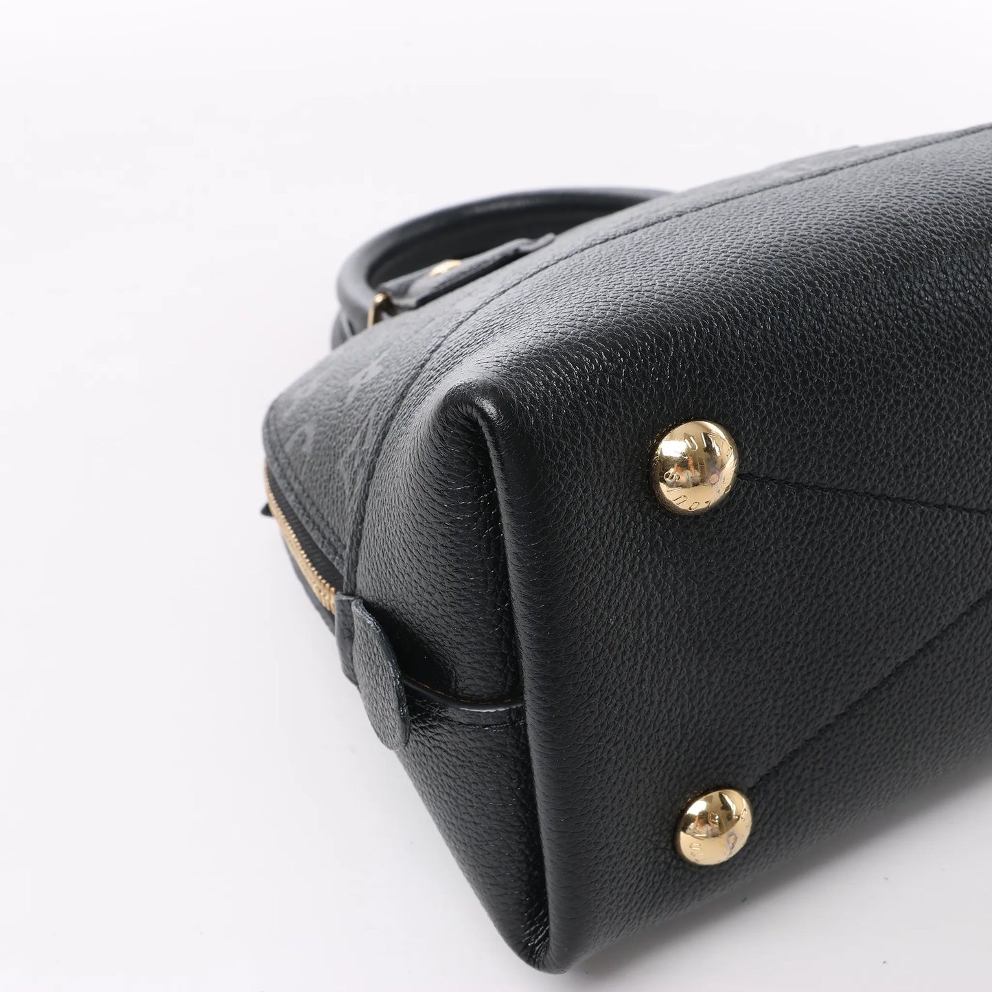 Louis Vuitton Monogram Empreinte Alma BB 2Way Handtasche in Schwarz M44829