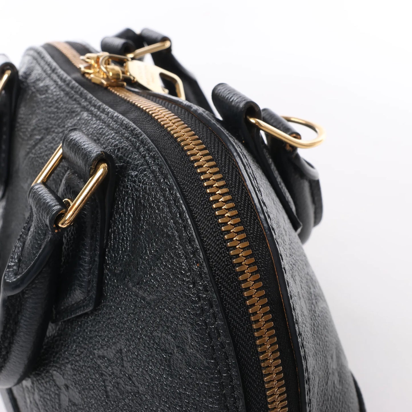 Louis Vuitton Monogram Empreinte Alma BB 2Way Handtasche in Schwarz M44829