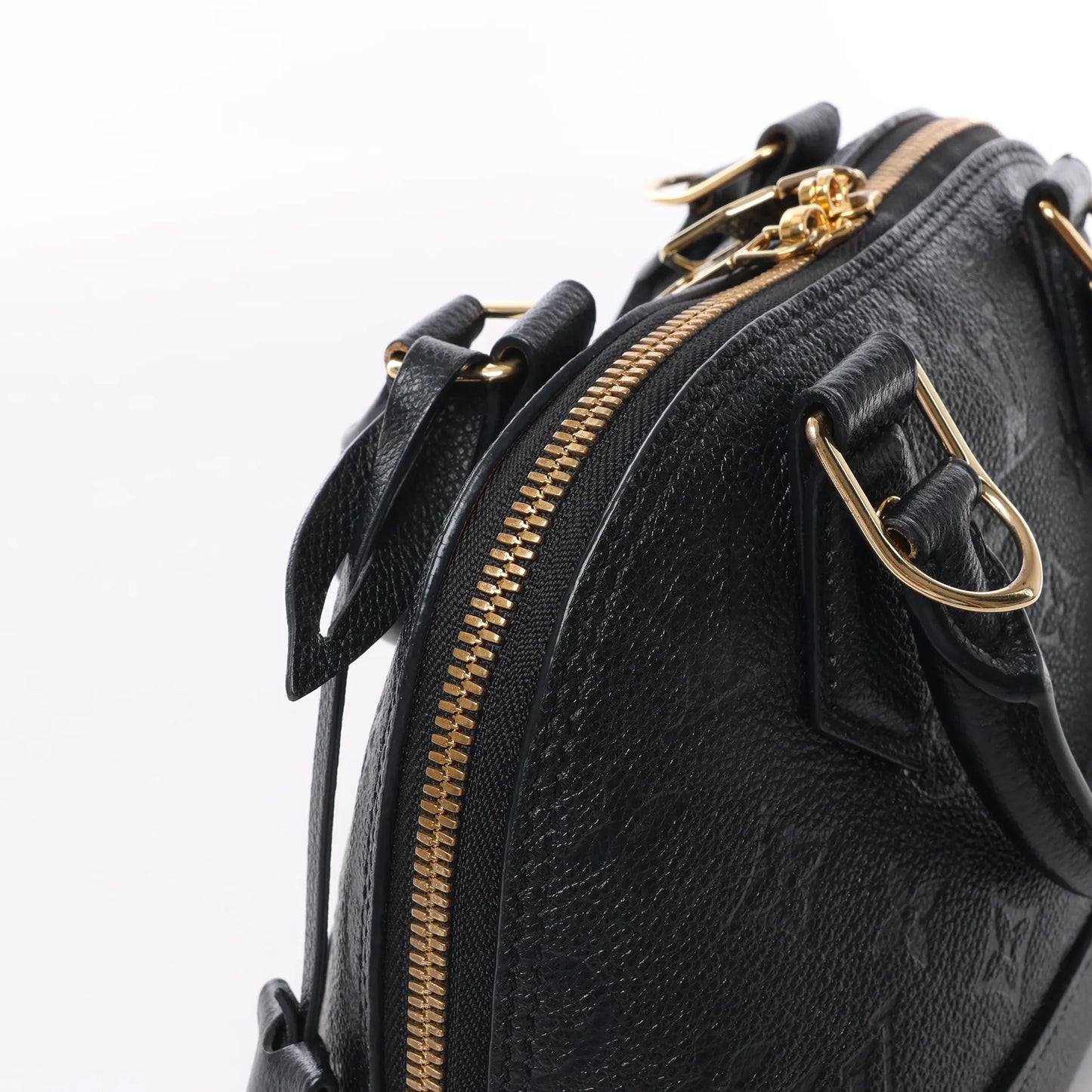 Louis Vuitton Monogram Empreinte Alma BB 2Way Handtasche in Schwarz M44829