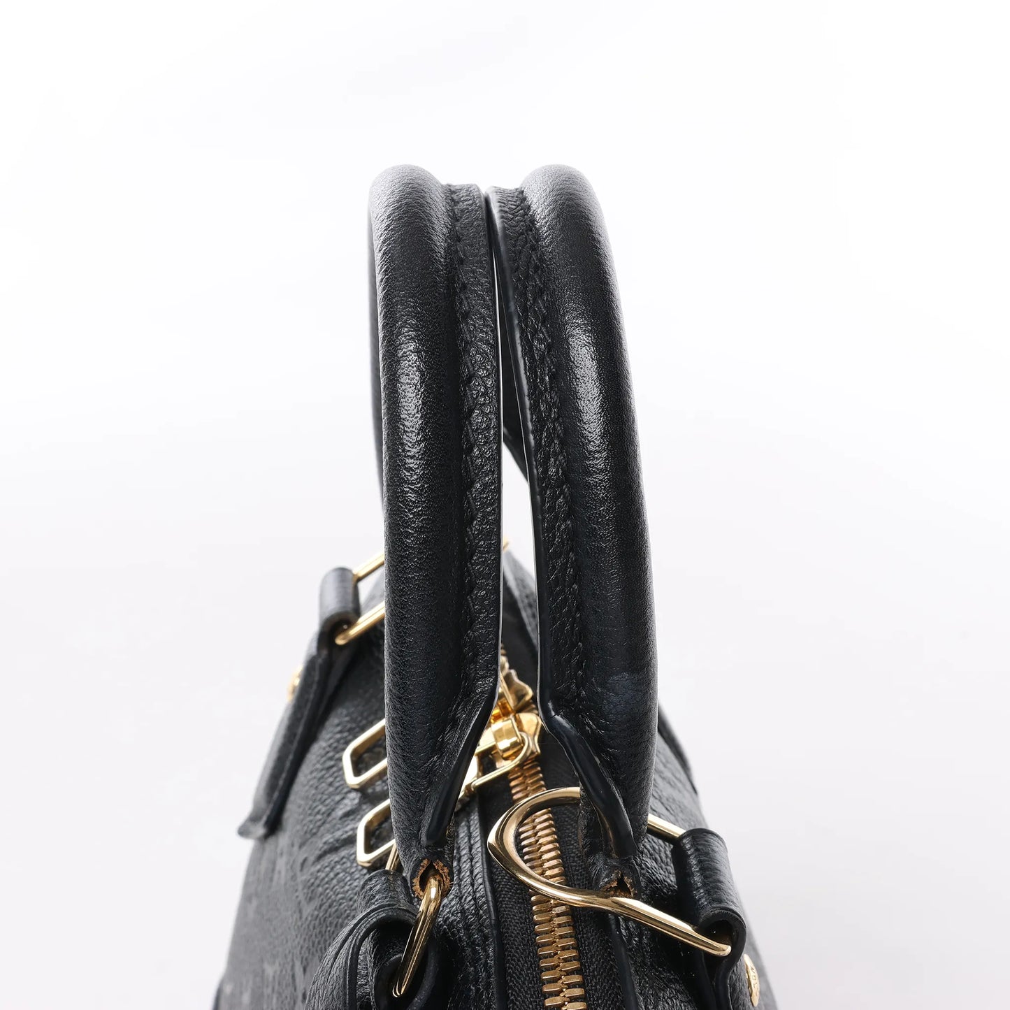 Louis Vuitton Monogram Empreinte Alma BB 2Way Handtasche in Schwarz M44829