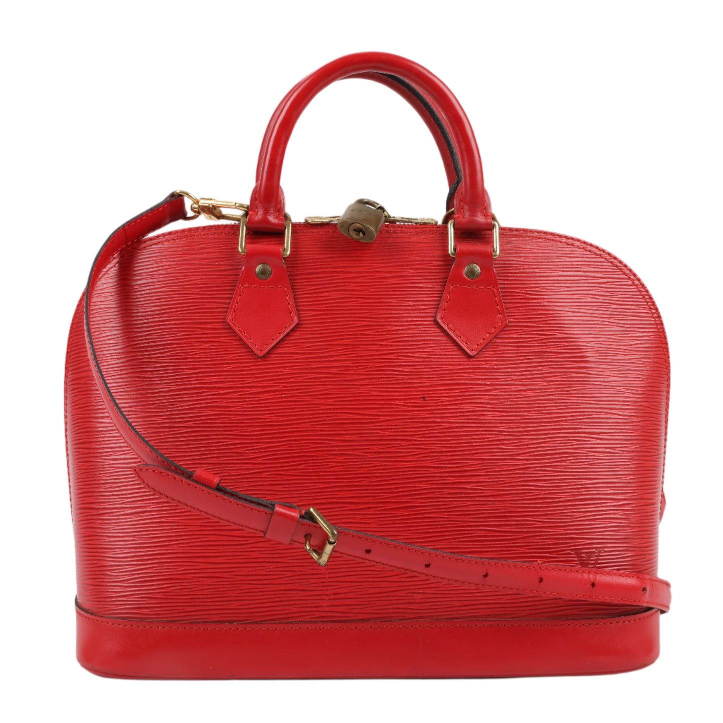 Louis Vuitton Epi Leather Alma PM Handbag in Red M52147