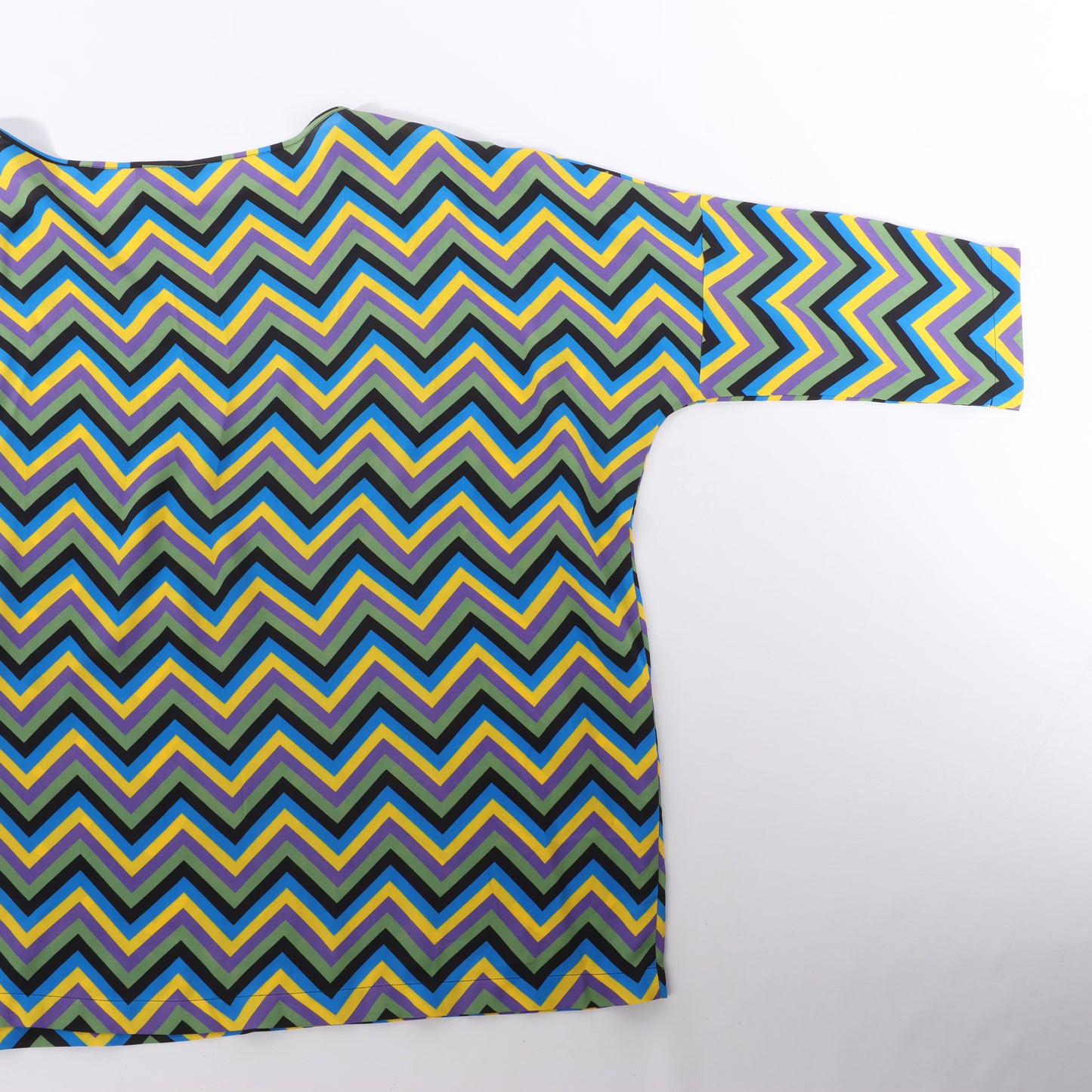 Missoni, mehrfarbiges Crêpe-Oberteil mit lockerer Passform, Größe S
