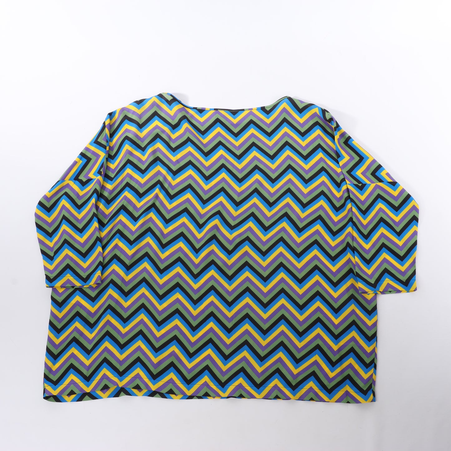 Missoni, mehrfarbiges Crêpe-Oberteil mit lockerer Passform, Größe S