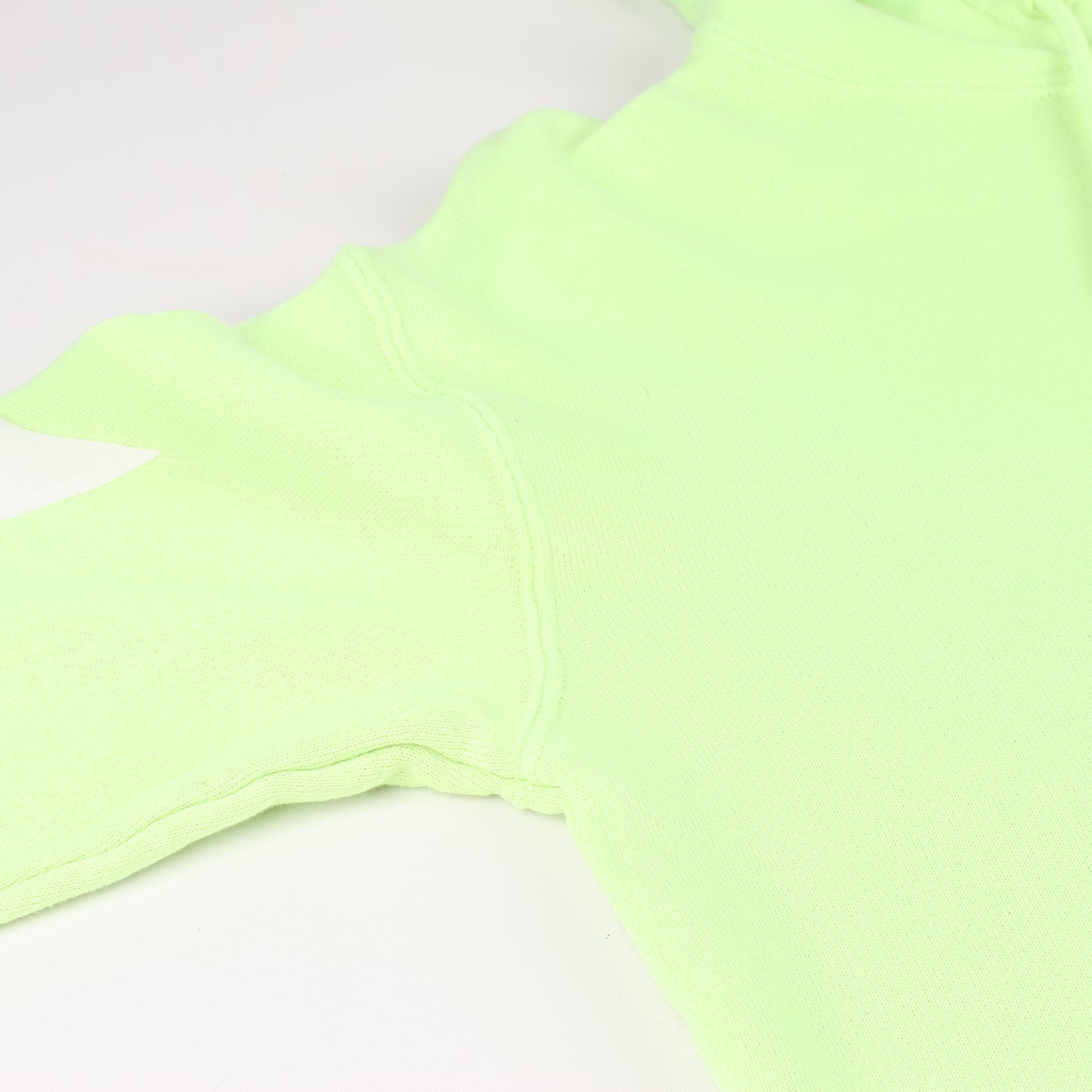 OFF-WHITE Arrow Logo Hooded Sweatshirt in Lime Green