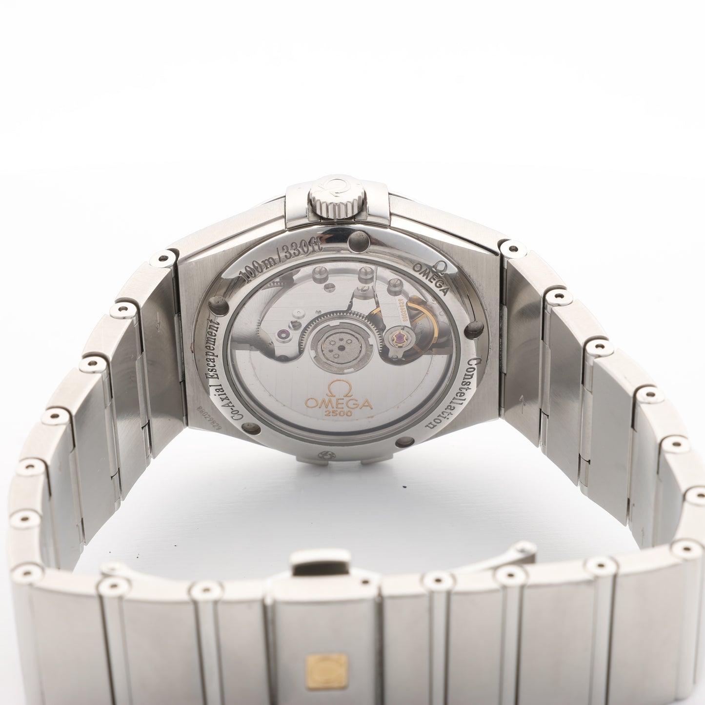 Omega Constellation Co-Axial Chronometer 123.10.35.20.52.002 88029829 SS AT Silver-Face Watch