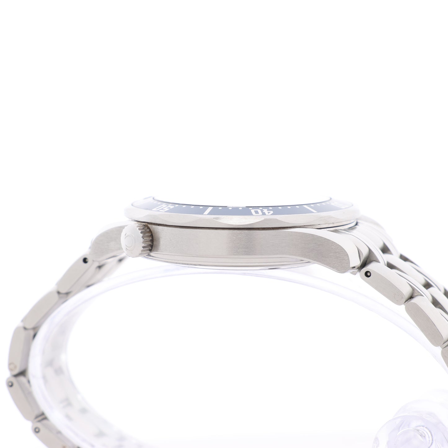 Omega Seamaster 007 James Bond Modell 2537.80 80429816 03859/10007 SS AT Uhr mit blauem Zifferblatt