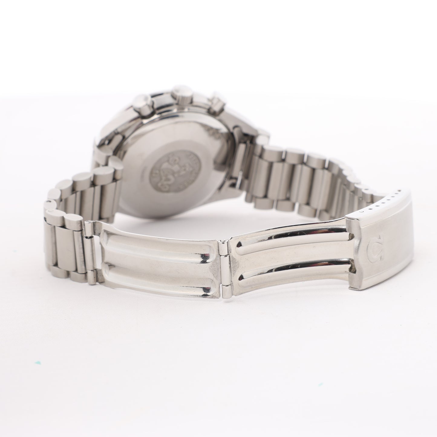 Omega Speedmaster 3520.50 55660822 SS SS AT Uhr mit schwarzem Zifferblatt