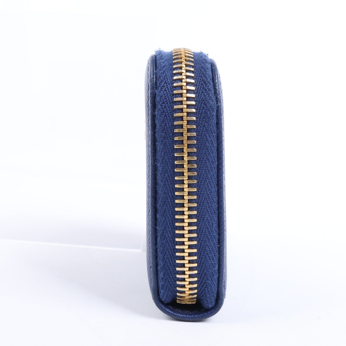 Prada – Münzgeldbörse aus Saffiano-Metall 1MM268 aus blauem Leder