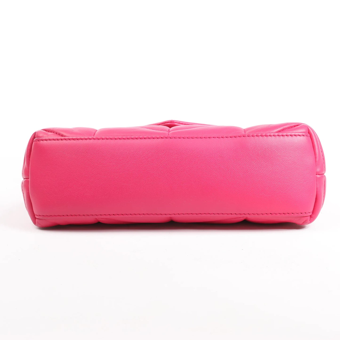 Saint Laurent Paris Loulou Puffer Leather Chain Shoulder Bag in Pink 620333