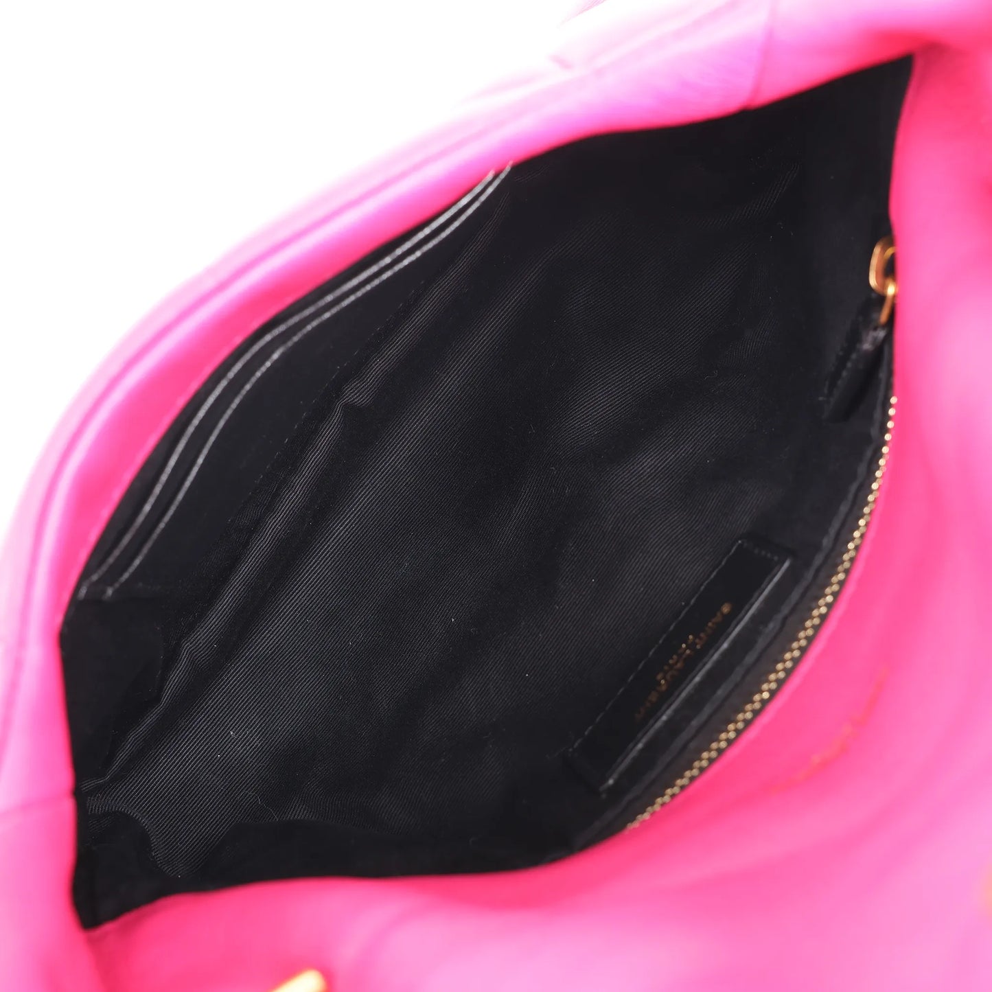 Saint Laurent Paris Loulou Puffer Leather Chain Shoulder Bag in Pink 620333