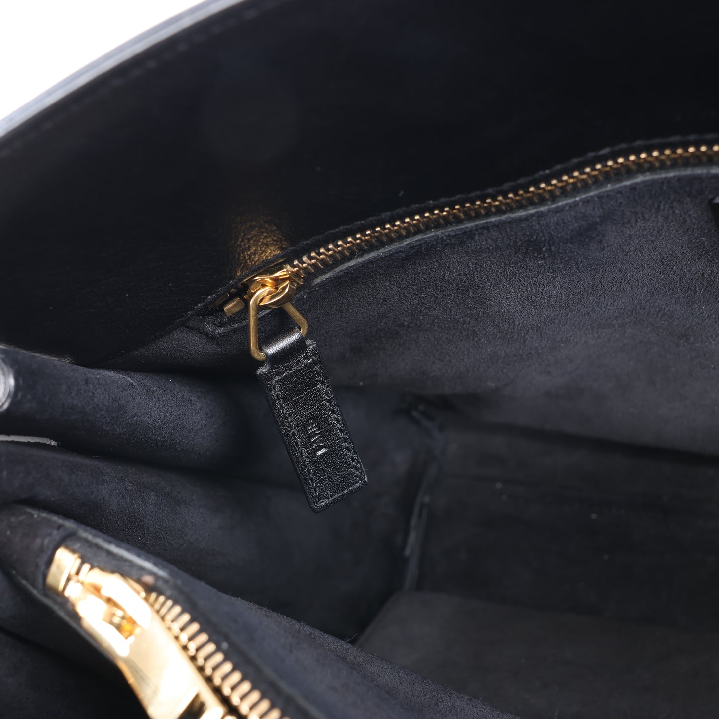 Saint Laurent Paris Sac de Jour Leather 2way Handbag in Black x White 324823